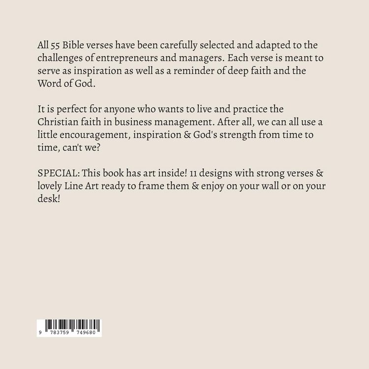 Produktbild: Strong in Faith & Business: 55 Bible verses for Christian Entrepreneurs