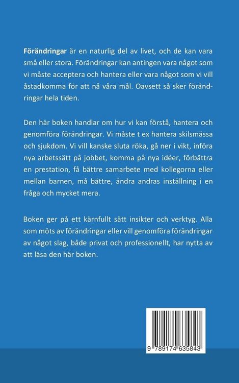 Produktbild: Om f&ouml;r&auml;ndringar och att n&aring; sina m&aring;l