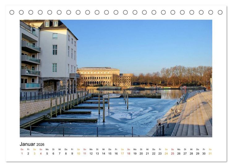 Produktbild: M&uuml;lheim an der Ruhr - Impressionen (Tischkalender 2026 DIN A5 quer), CALVENDO Monatskalender