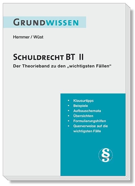 Produktbild: Grundwissen Schuldrecht BT II