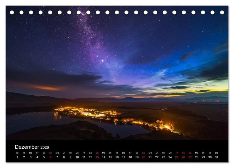 Produktbild: Neuseeland - Paradies am anderen Ende der Welt (Tischkalender 2026 DIN A5 quer), CALVENDO Monatskalender