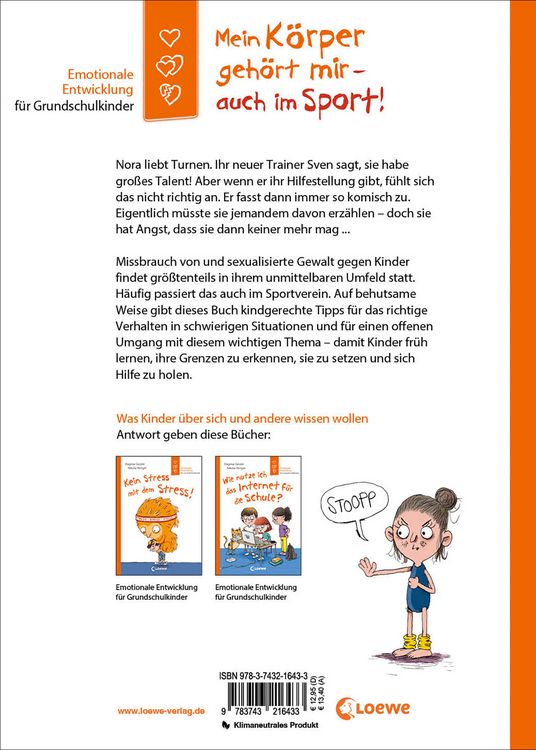 Produktbild: Mein K&ouml;rper geh&ouml;rt mir - auch im Sport! (Starke Kinder, gl&uuml;ckliche Eltern)