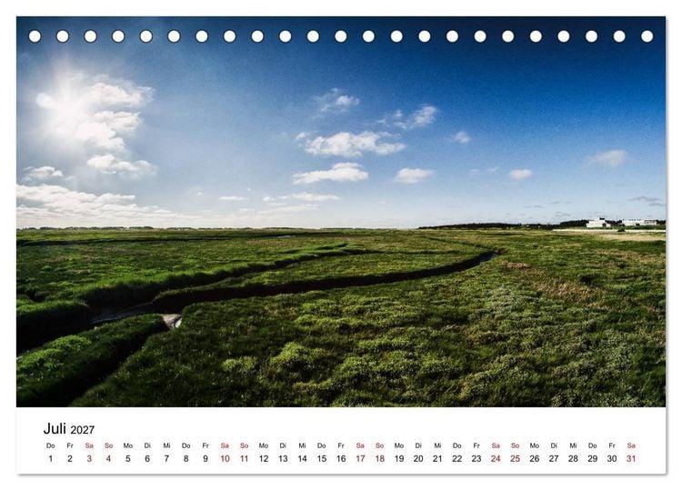 Produktbild: Sankt Peter-Ording. Licht, Schatten und Natur (Tischkalender 2027 DIN A5 quer), CALVENDO Monatskalender