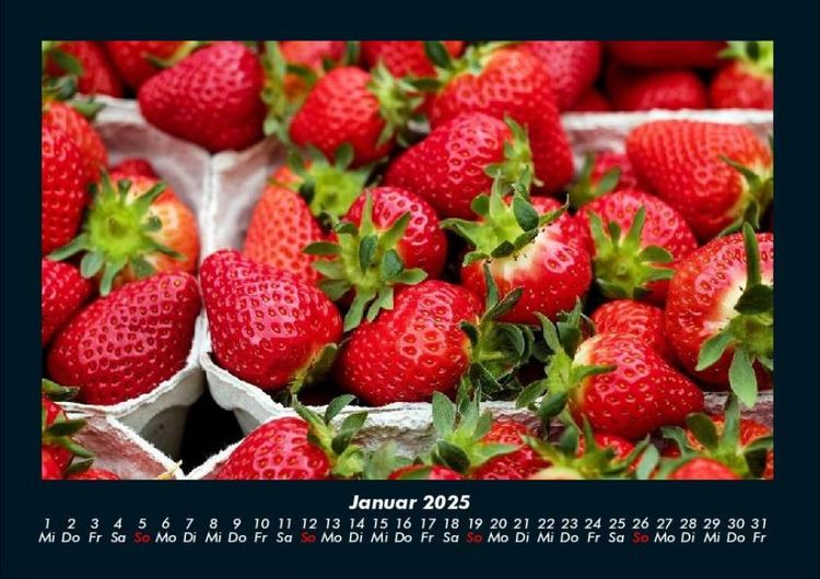Produktbild: Obstkalender 2025 Fotokalender DIN A4