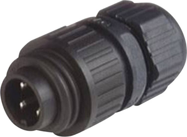 Produktbild: Hirschmann 934 124-100-1 Rundstecker Stecker, gerade Serie (Rundsteckverbinder): CA Gesamtpolzahl: 3 + PE 1 St.