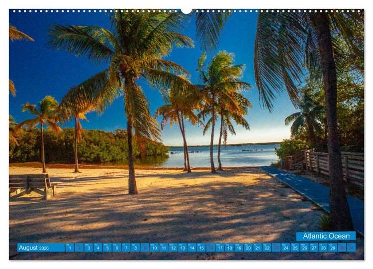 Produktbild: Colorful Miami (High Quality Premium Wall Calendar 2026 DIN A2 landscape),CALVENDO 12 Month Wall Calendar