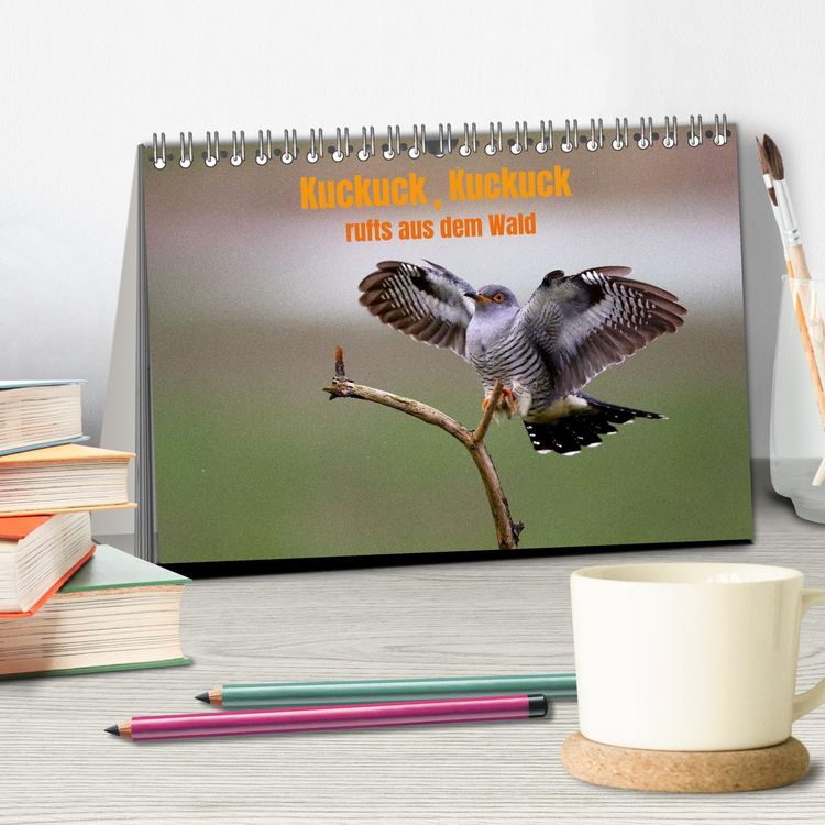 Produktbild: Kuckuck,Kuckuck,rufts aus dem Wald (Tischkalender 2026 DIN A5 quer), CALVENDO Monatskalender