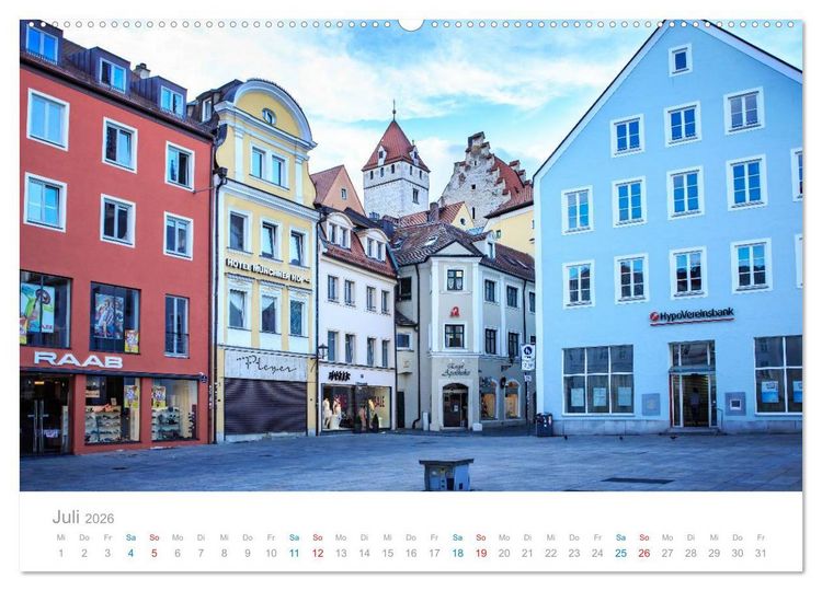 Produktbild: Regensburg - Welterbestadt an der Donau (Wandkalender 2026 DIN A2 quer), CALVENDO Monatskalender