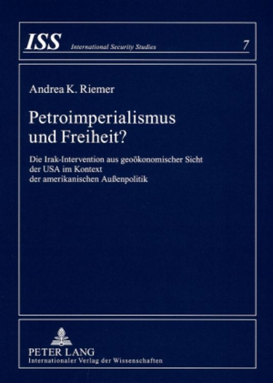 Produktbild: Petroimperialismus und Freiheit?
