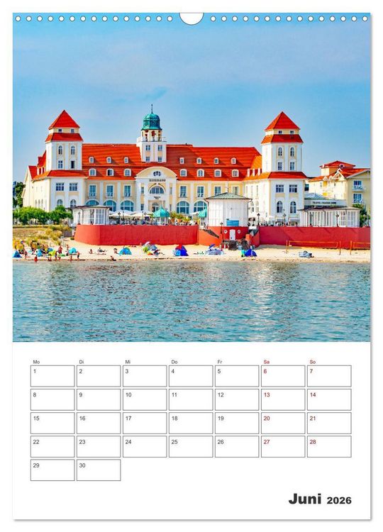 Produktbild: R&uuml;gen - Terminplaner (Wandkalender 2026 DIN A3 hoch), CALVENDO Monatskalender