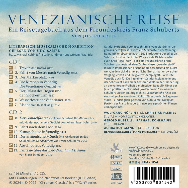 Produktbild: Samel/Huber/H&ouml;rlin/Pritschet/Renner Ensemble: Venezianische