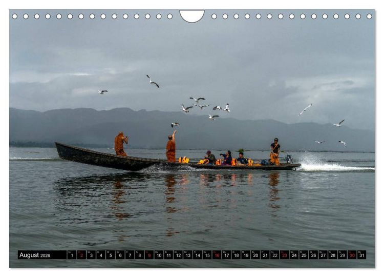 Produktbild: Myanmar - Burma (Wandkalender 2026 DIN A4 quer), CALVENDO Monatskalender