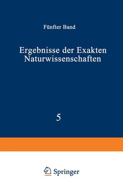 Produktbild: Ergebnisse der Exakten Naturwissenschaften