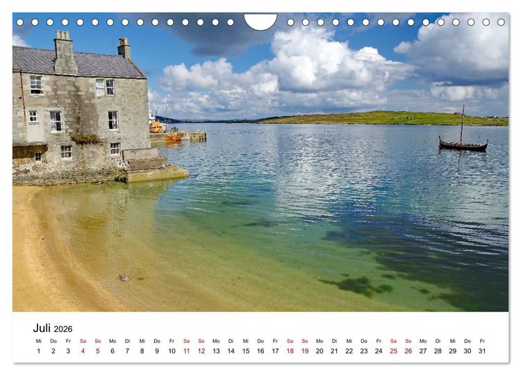 Produktbild: Von Cornwall nach Schottland (Wandkalender 2026 DIN A4 quer), CALVENDO Monatskalender