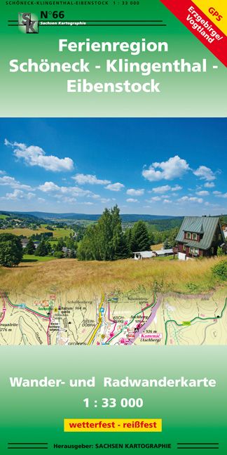 Produktbild: Ferienregion Sch&ouml;neck - Klingenthal - Eibenstock 1 : 33 000