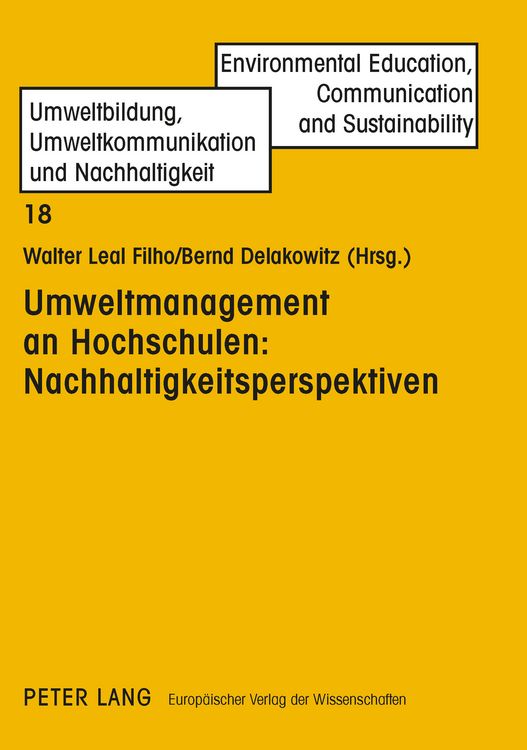 Produktbild: Umweltmanagement an Hochschulen: Nachhaltigkeitsperspektiven