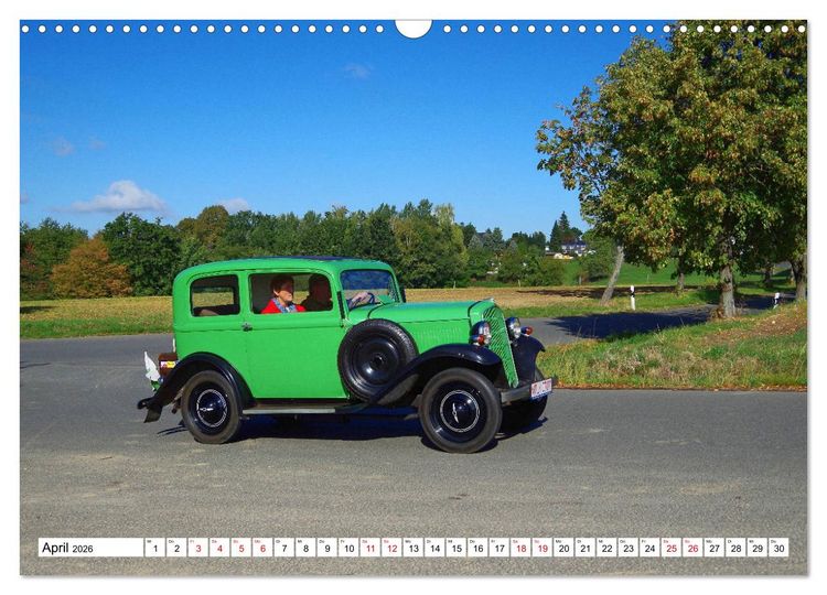 Produktbild: Oldtimer in Colditz (Wandkalender 2026 DIN A3 quer), CALVENDO Monatskalender