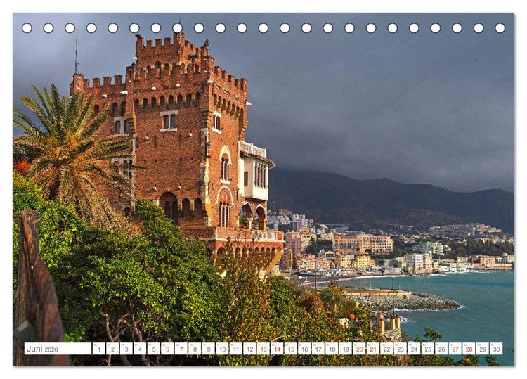 Produktbild: Genua - Die facettenreiche Sch&ouml;nheit (Tischkalender 2026 DIN A5 quer), CALVENDO Monatskalender