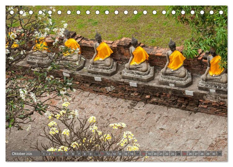 Produktbild: Buddha - Momente der inneren Einkehr (Tischkalender 2026 DIN A5 quer), CALVENDO Monatskalender