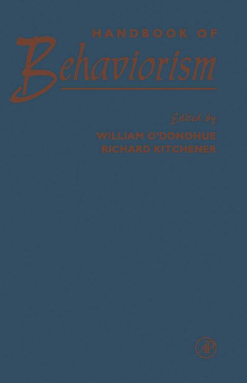 Produktbild: Handbook of Behaviorism