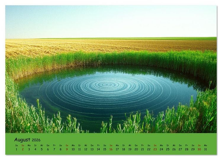 Produktbild: UFOs und Aliens - Au&szlig;erirdische Spuren, verborgene Wahrheit oder blo&szlig;e Fantasie (Wandkalender 2026 DIN A4 quer), CALVENDO Monatskalender