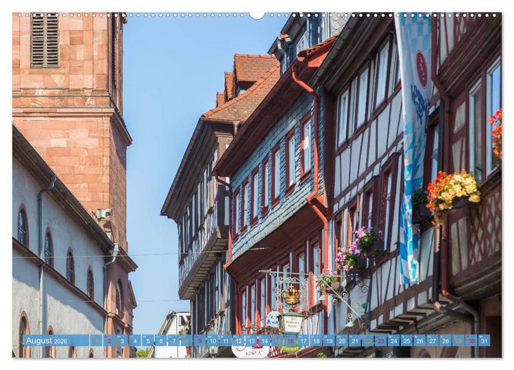 Produktbild: Main-Tauber-Romantik (Wandkalender 2026 DIN A2 quer), CALVENDO Monatskalender