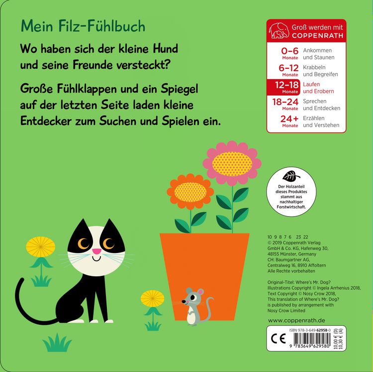 Produktbild: Mein Filz-F&uuml;hlbuch: Kuckuck, kleiner Hund!