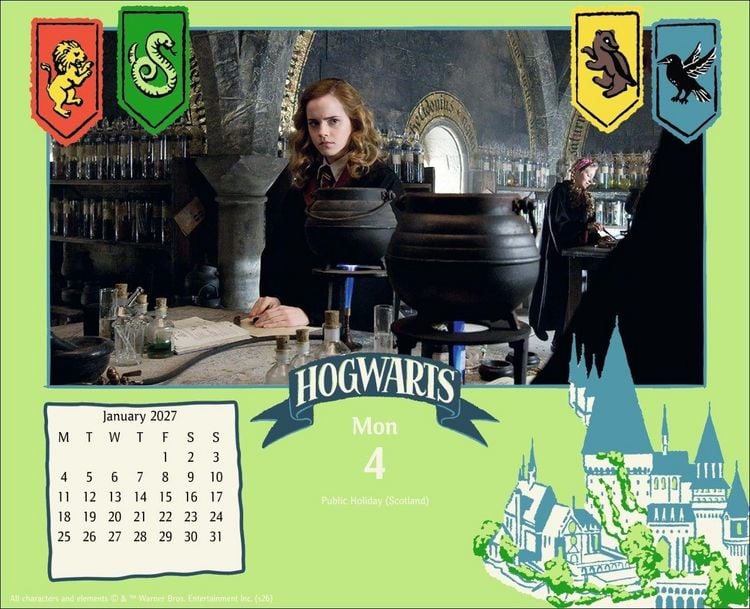 Produktbild: Harry Potter Tagesabrei&szlig;kalender 2027