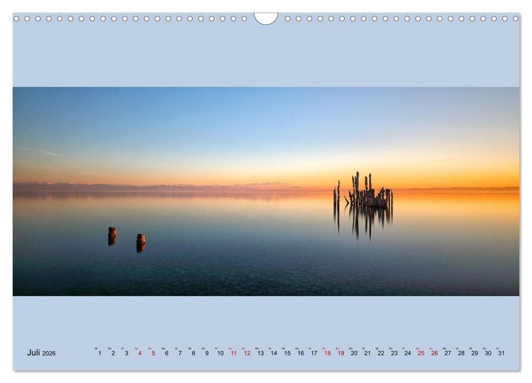 Produktbild: Bodensee Weitblicke (Wandkalender 2026 DIN A3 quer), CALVENDO Monatskalender
