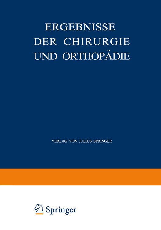 Produktbild: Ergebnisse der Chirurgie und Orthop&auml;die