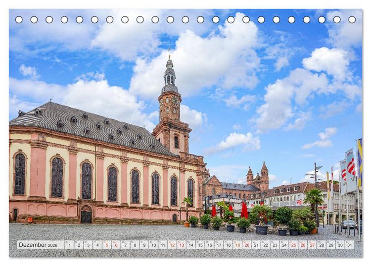 Produktbild: Worms Impressionen (Tischkalender 2026 DIN A5 quer), CALVENDO Monatskalender