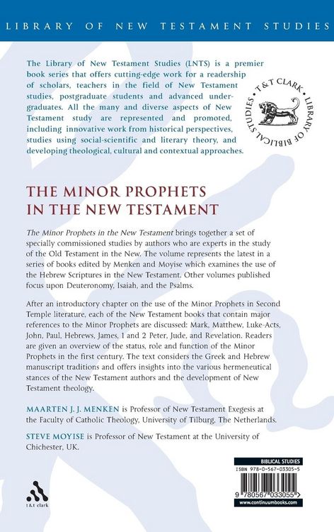 Produktbild: The Minor Prophets in the New Testament
