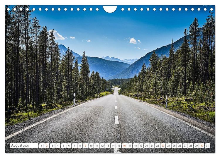 Produktbild: Wege durch die Alpen (Wandkalender 2026 DIN A4 quer), CALVENDO Monatskalender