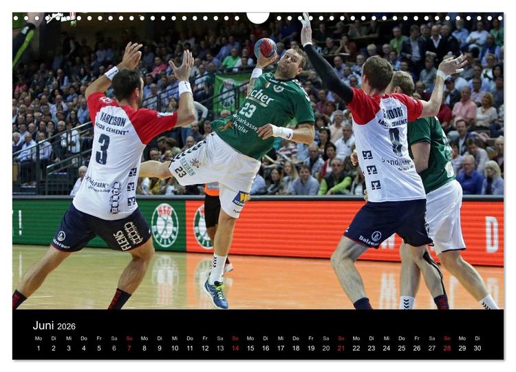 Produktbild: Handball Bundesliga - HSG Wetzlar (Wandkalender 2026 DIN A3 quer), CALVENDO Monatskalender