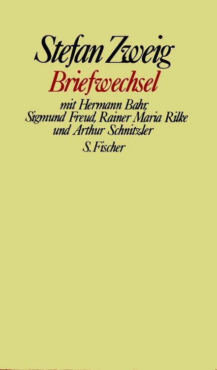 Produktbild: Briefwechsel mit Hermann Bahr, Sigmund Freud, Rainer Maria Rilke und Arthur Schnitzler