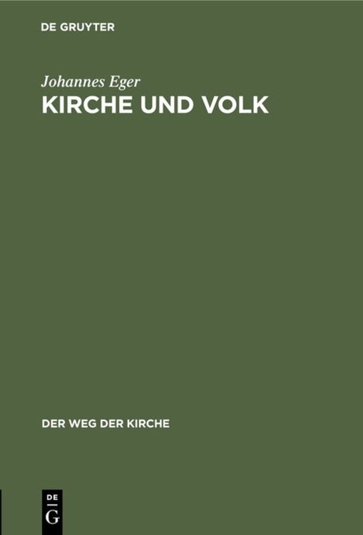 Produktbild: Kirche und Volk