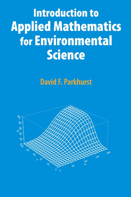 Produktbild: Introduction to Applied Mathematics for Environmental Science