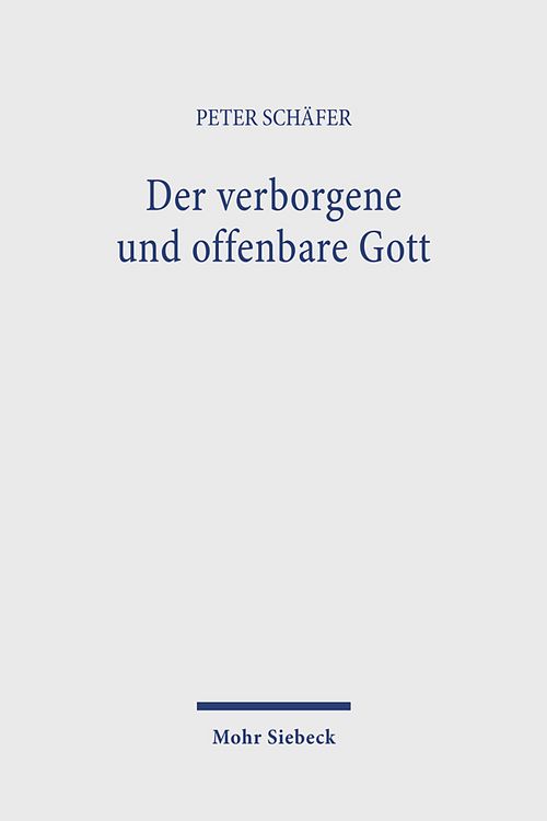 Produktbild: Der verborgene und offenbare Gott