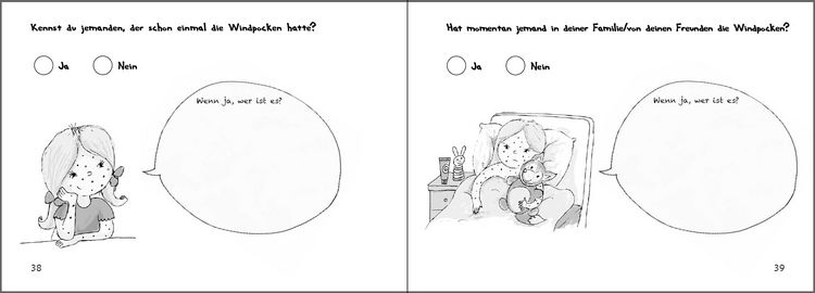 Produktbild: Wilma und die Windpocken - Das Bilder-Erz&auml;hlbuch f&uuml;r Kinder, die Windpocken haben oder mehr dar&uuml;ber wissen wollen