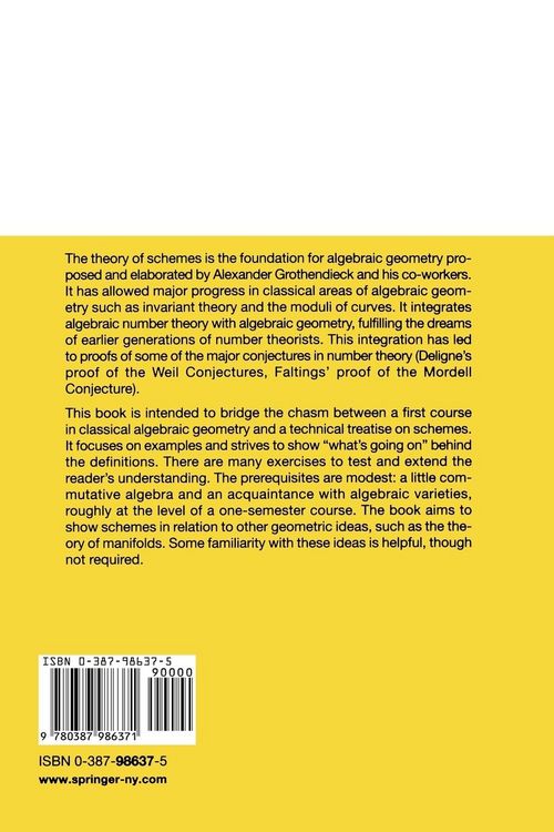 Produktbild: The Geometry of Schemes