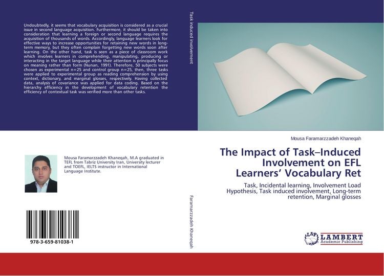 Produktbild: The Impact of Task-Induced Involvement on EFL Learners' Vocabulary Ret