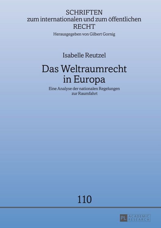 Produktbild: Das Weltraumrecht in Europa