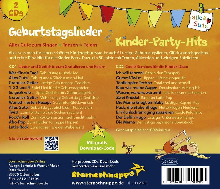 Produktbild: Geburtstagslieder & Kinder-Party-Hits