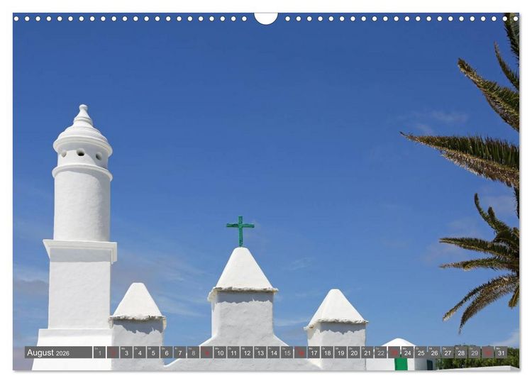 Produktbild: Urlaub auf Lanzarote (Wandkalender 2026 DIN A3 quer), CALVENDO Monatskalender