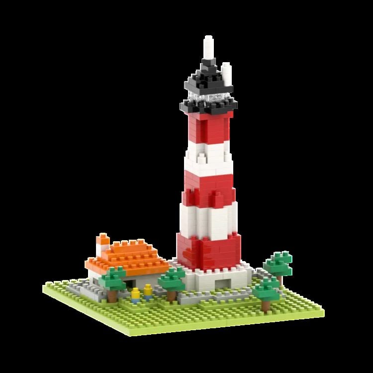 Produktbild: BRIXIES 200042 - Leuchtturm, 3D Konstruktionsbausatz aus Ministeinen, 264 Teile