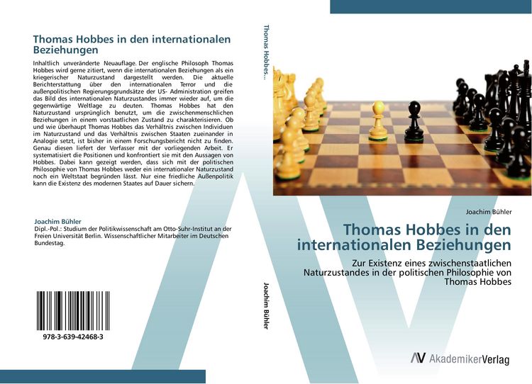 Produktbild: Thomas Hobbes in den internationalen Beziehungen
