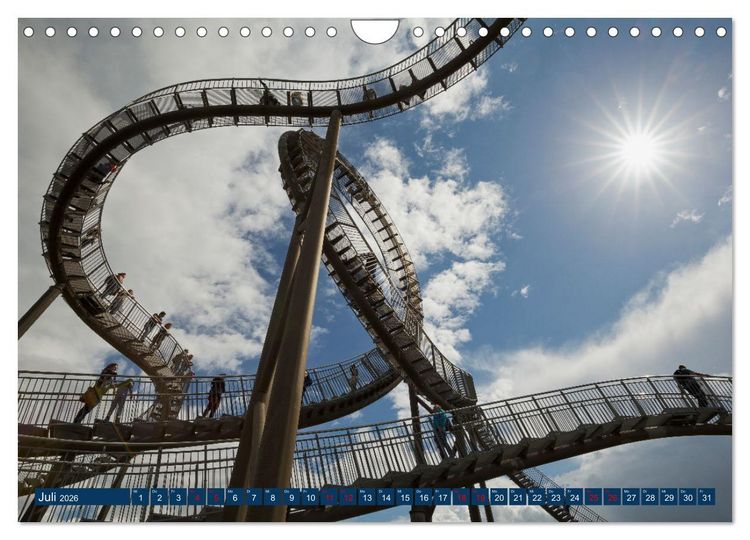 Produktbild: 75 Jahre Nordrhein-Westfalen - Ein Bundesland feiert Geburtstag (Wandkalender 2026 DIN A4 quer), CALVENDO Monatskalender