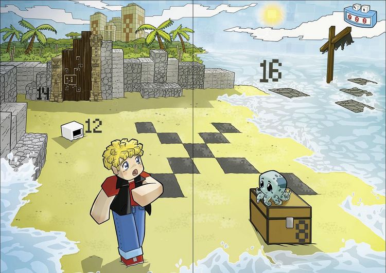 Produktbild: Der Minecraft Code (Band 2) - Gefahr auf der Pixelinsel