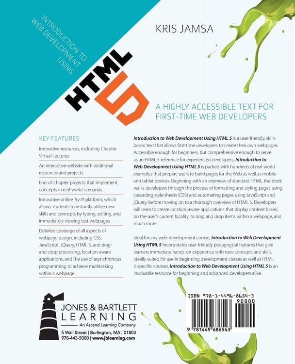 Produktbild: INTRO TO WEB DEVELOPMENT USING HTML 5