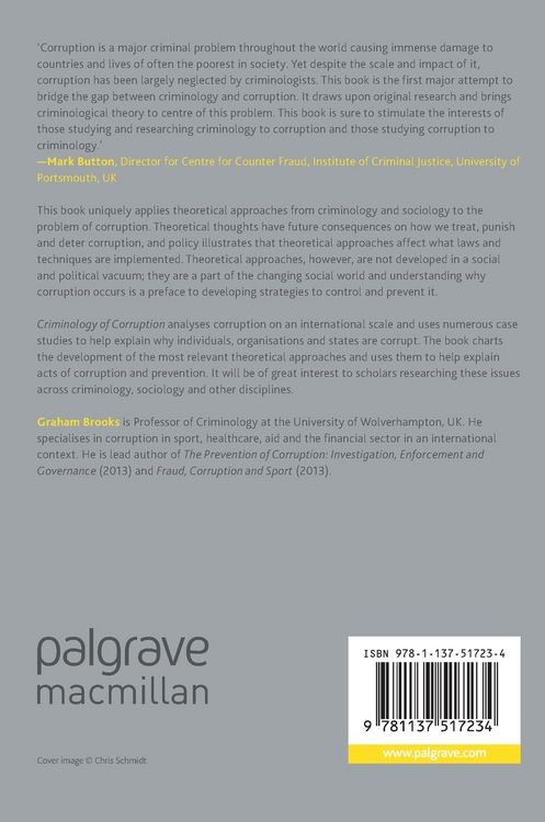 Produktbild: Criminology of Corruption